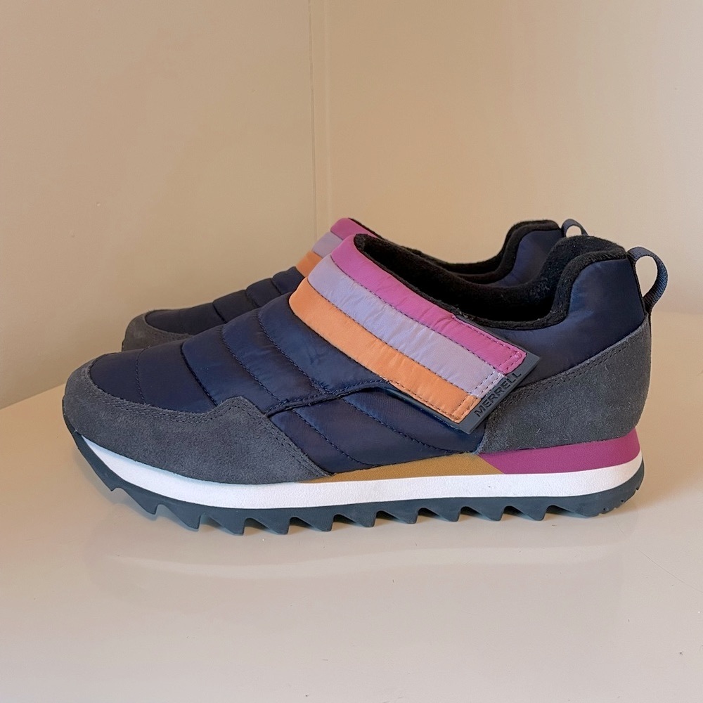Merrell Women’s Alpine Moc Strap Polar Retro Navy Sneakers Size 11